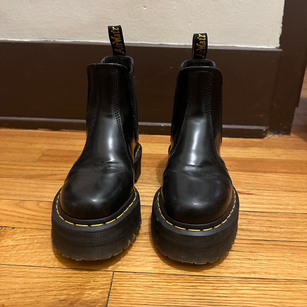 Dr. Martens Chelsea platform boots